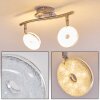 Donot Ceiling Light LED matt nickel, 2-light sources