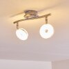 Donot Ceiling Light LED matt nickel, 2-light sources