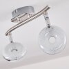 Donot Ceiling Light LED matt nickel, 2-light sources