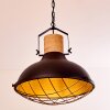 ONSALA Pendant Light Dark wood, black, 1-light source