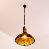 ONSALA Pendant Light Dark wood, black, 1-light source