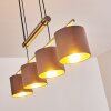 Glane Pendant Light matt nickel, 4-light sources