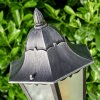 Lignac outdoor Floor Lamp black, silver, 1-light source