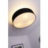 Trio 3033 ceiling light matt nickel, black, 3-light sources
