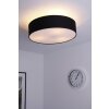Trio 3033 ceiling light matt nickel, black, 3-light sources