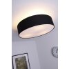 Trio 3033 ceiling light matt nickel, black, 3-light sources