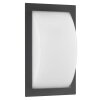LCD outdoor wall light LED black, 1-light source