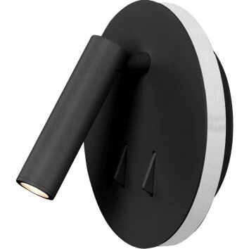 Wall Light Mantra CAYMAN LED black, 1-light source