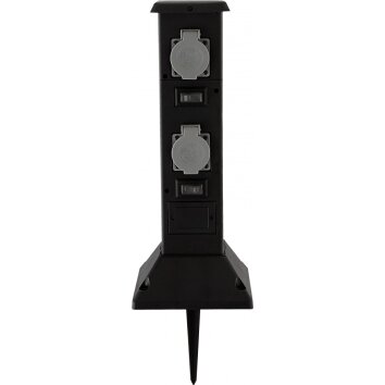 Globo lighting outdoor socket, accessories black