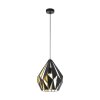 Eglo CARLTON pendant light gold, black, 1-light source