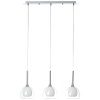 Pendant Light Brilliant Hadan chrome, 3-light sources