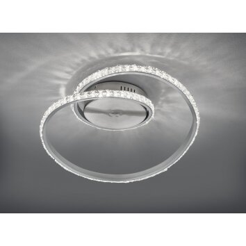 Reality RUBIN Ceiling Light LED aluminium, 1-light source, Remote control, Colour changer