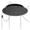 Pendant Light Lucide LORENZ LED black, 6-light sources