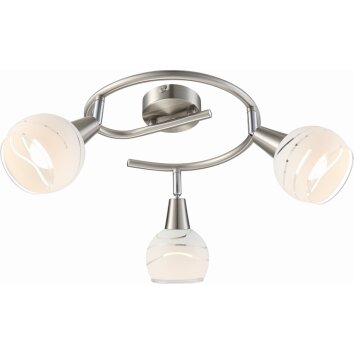 Globo ELLIOTT ceiling spotlight LED matt nickel, 3-light sources