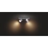 Philips HUE AMBIANCE WHITE & COLOR ARGENTA Wall/ceiling extension silver, 2-light sources, Colour changer