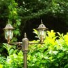 Ribadeo Lamp Post black-gold, 2-light sources