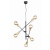 Trio CROSS Pendant Light black, 6-light sources