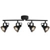 Brilliant JESPER ceiling spotlight LED black, 4-light sources