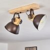 Ceiling Light Orny anthracite, Light wood, 2-light sources