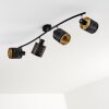 Bathinda Ceiling Light black, 4-light sources