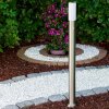 Caserta outdoor floor lamp stainless steel, 1-light source, Motion sensor