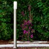 Caserta outdoor floor lamp stainless steel, 1-light source, Motion sensor