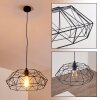 BADALUCCO Pendant Light black, 1-light source
