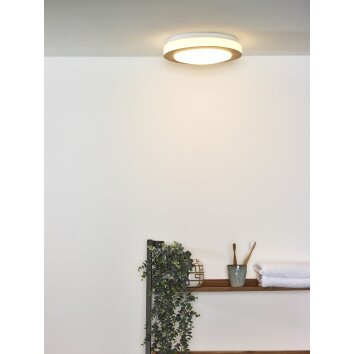 Lucide DIMY Ceiling light LED Dark wood, 1-light source