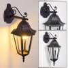 Hongkong outdoor wall light black, 1-light source