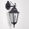 Hongkong outdoor wall light black, 1-light source