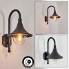 Elgin outdoor wall light black, 1-light source