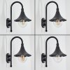 Elgin outdoor wall light black, 1-light source