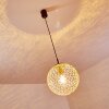 VIRGA Pendant Light rust-coloured, 1-light source