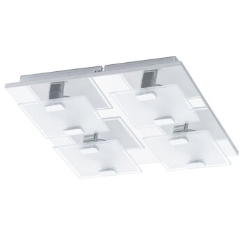 Eglo VICARO wall and ceiling light LED chrome, 4-light sources