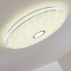 CIRQUE Ceiling light LED chrome, 1-light source, Remote control, Colour changer