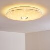 CIRQUE Ceiling light LED chrome, 1-light source, Remote control, Colour changer