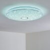 CIRQUE Ceiling light LED chrome, 1-light source, Remote control, Colour changer