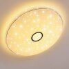 CIRQUE Ceiling light LED chrome, 1-light source, Remote control, Colour changer