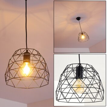 Hajom Pendant Light black, 1-light source