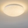 Quebec ceiling light LED white, 1-light source, Remote control, Colour changer