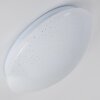 Quebec ceiling light LED white, 1-light source, Remote control, Colour changer