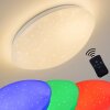 Quebec ceiling light LED white, 1-light source, Remote control, Colour changer