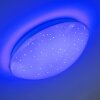 Quebec ceiling light LED white, 1-light source, Remote control, Colour changer