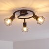 Baripada Ceiling Light black, 3-light sources