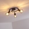 Baripada Ceiling Light black, 3-light sources
