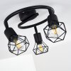 Baripada Ceiling Light black, 3-light sources