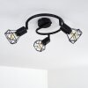 Baripada Ceiling Light black, 3-light sources