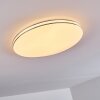 Genthin Ceiling Light LED white, 1-light source, Remote control