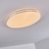 Genthin Ceiling Light LED white, 1-light source, Remote control