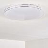 Genthin Ceiling Light LED white, 1-light source, Remote control